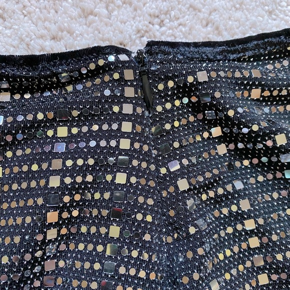 Endless Rose Sparkling Ruched Skirt - Picture 4 of 5